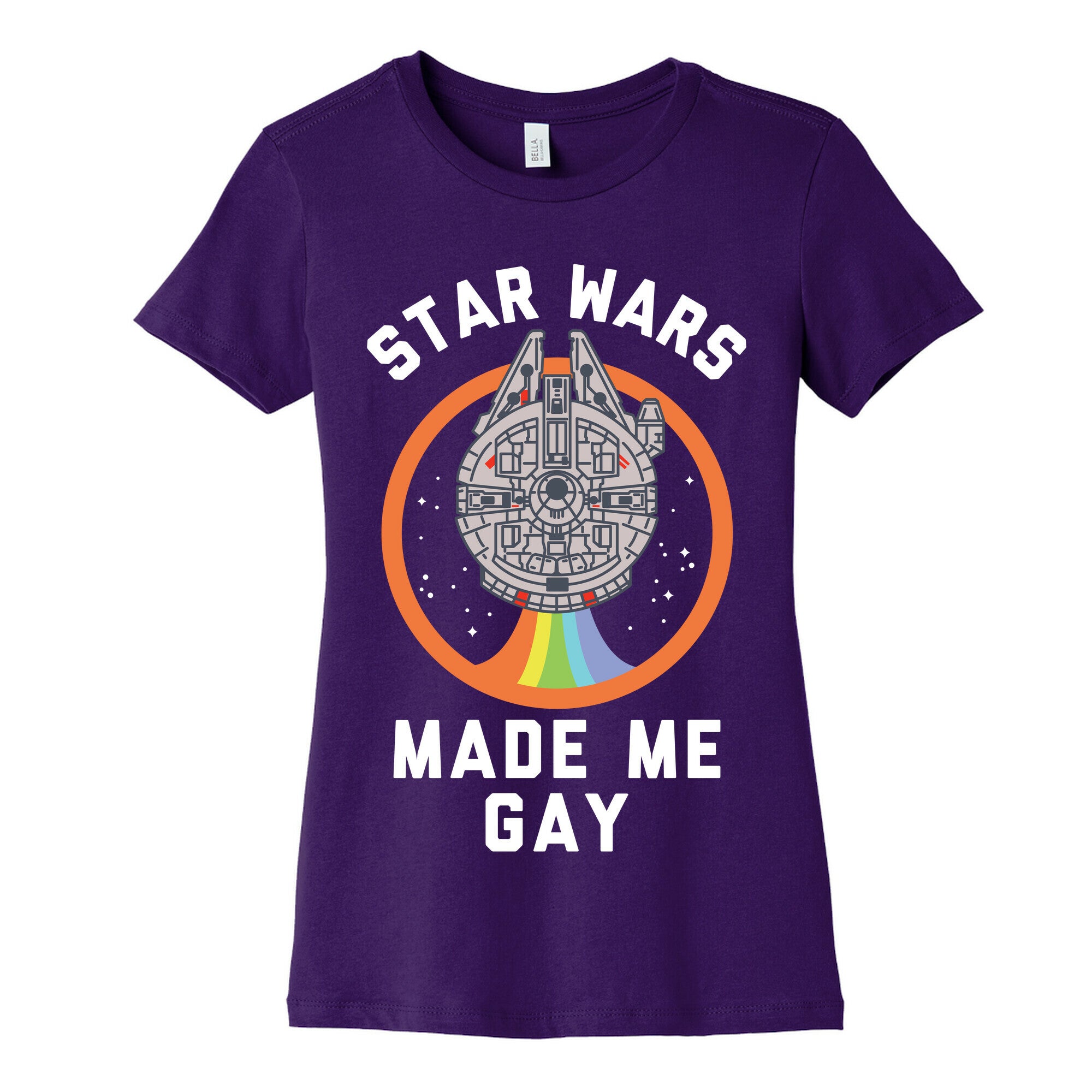 Star Wars Made Me Gay Womens Cotton Tee